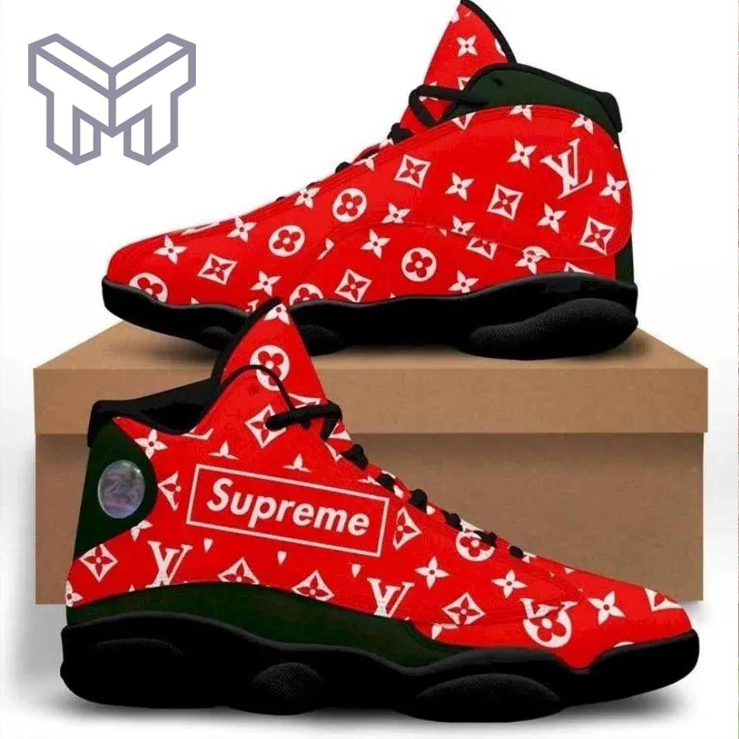 Ideafootwear Louis Vuitton AJ13 Sneakers Shoes For Men And Women 19