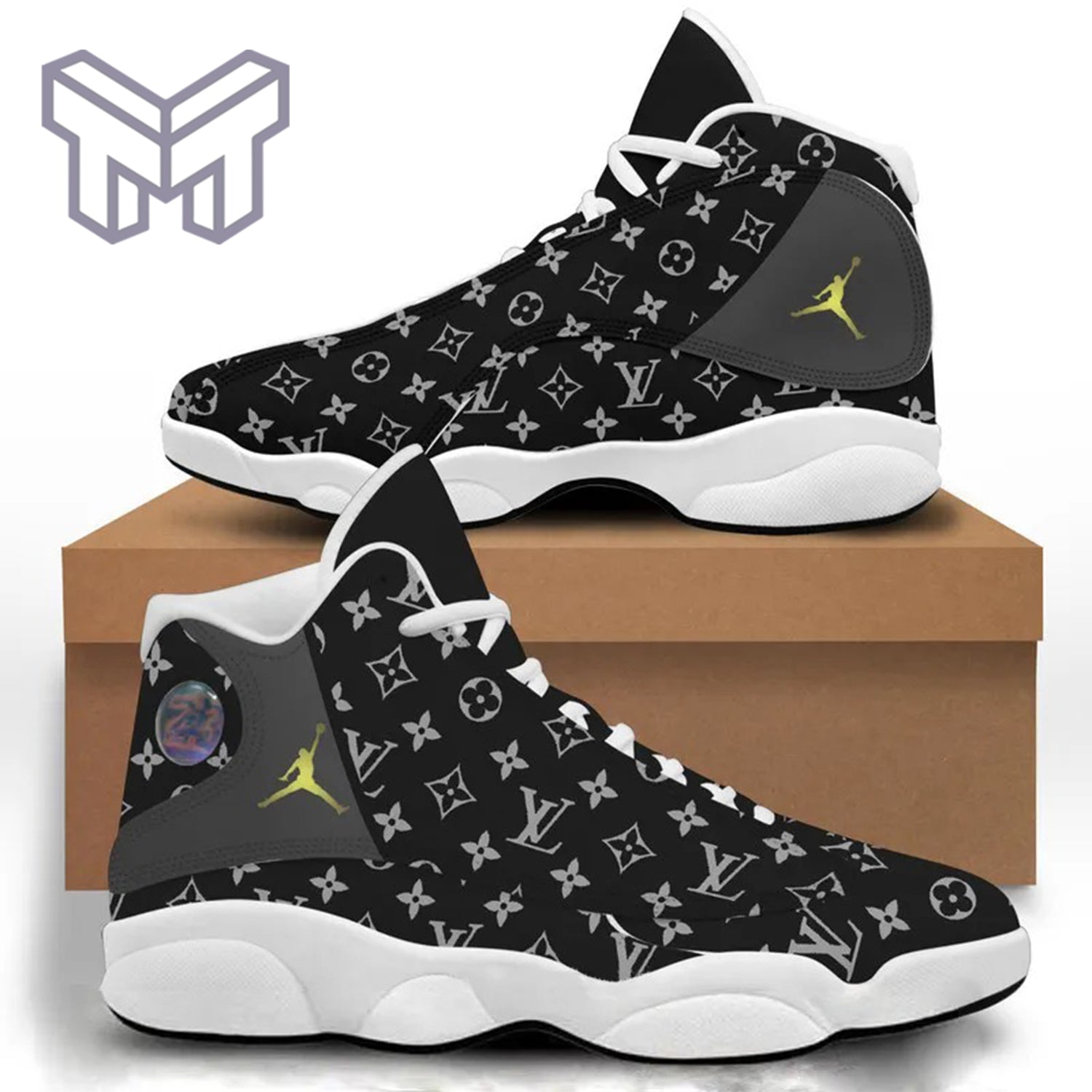 Ideafootwear Louis Vuitton AJ13 Sneakers Shoes For Men And Women 3