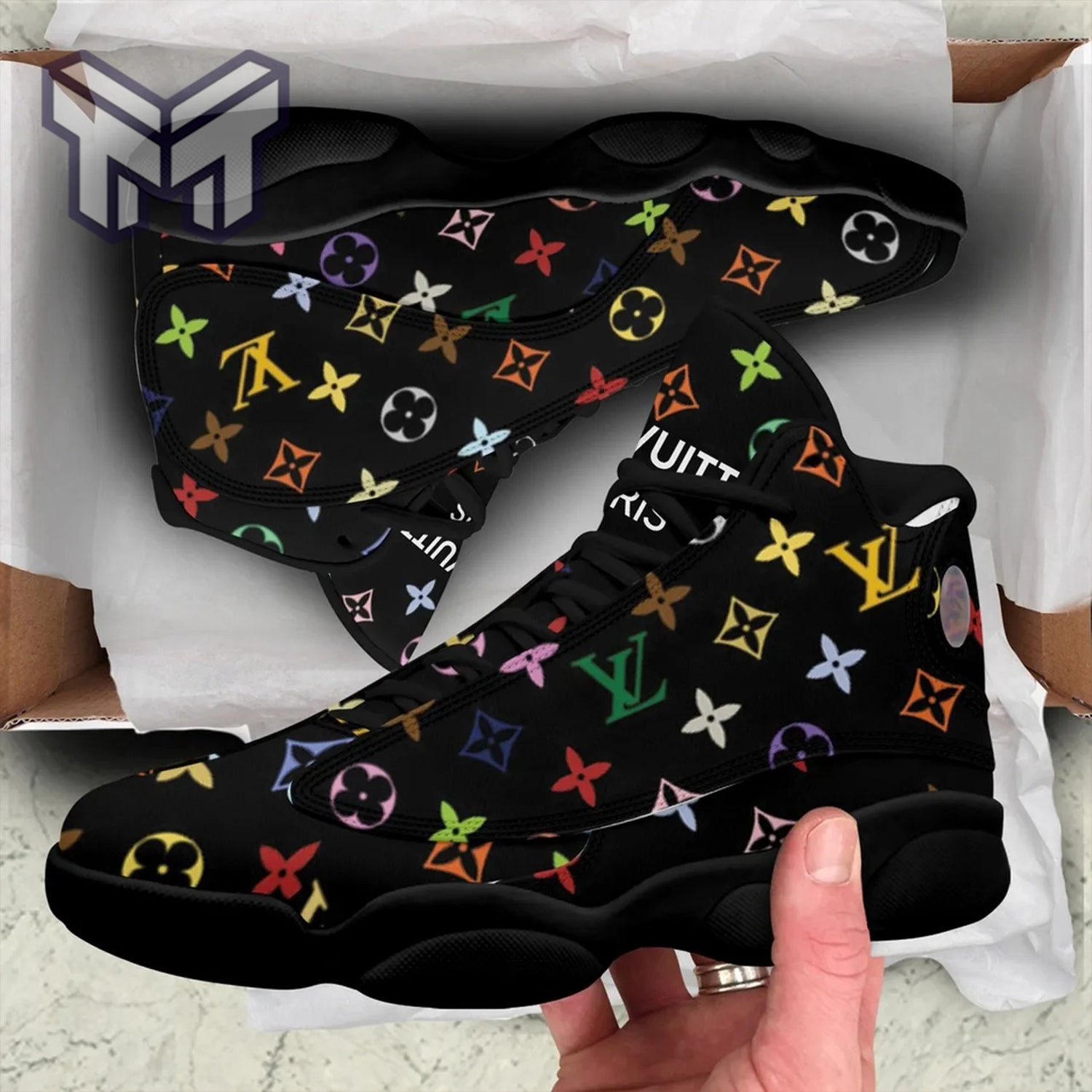 Ideafootwear Louis Vuitton AJ13 Sneakers Shoes For Men And Women 2