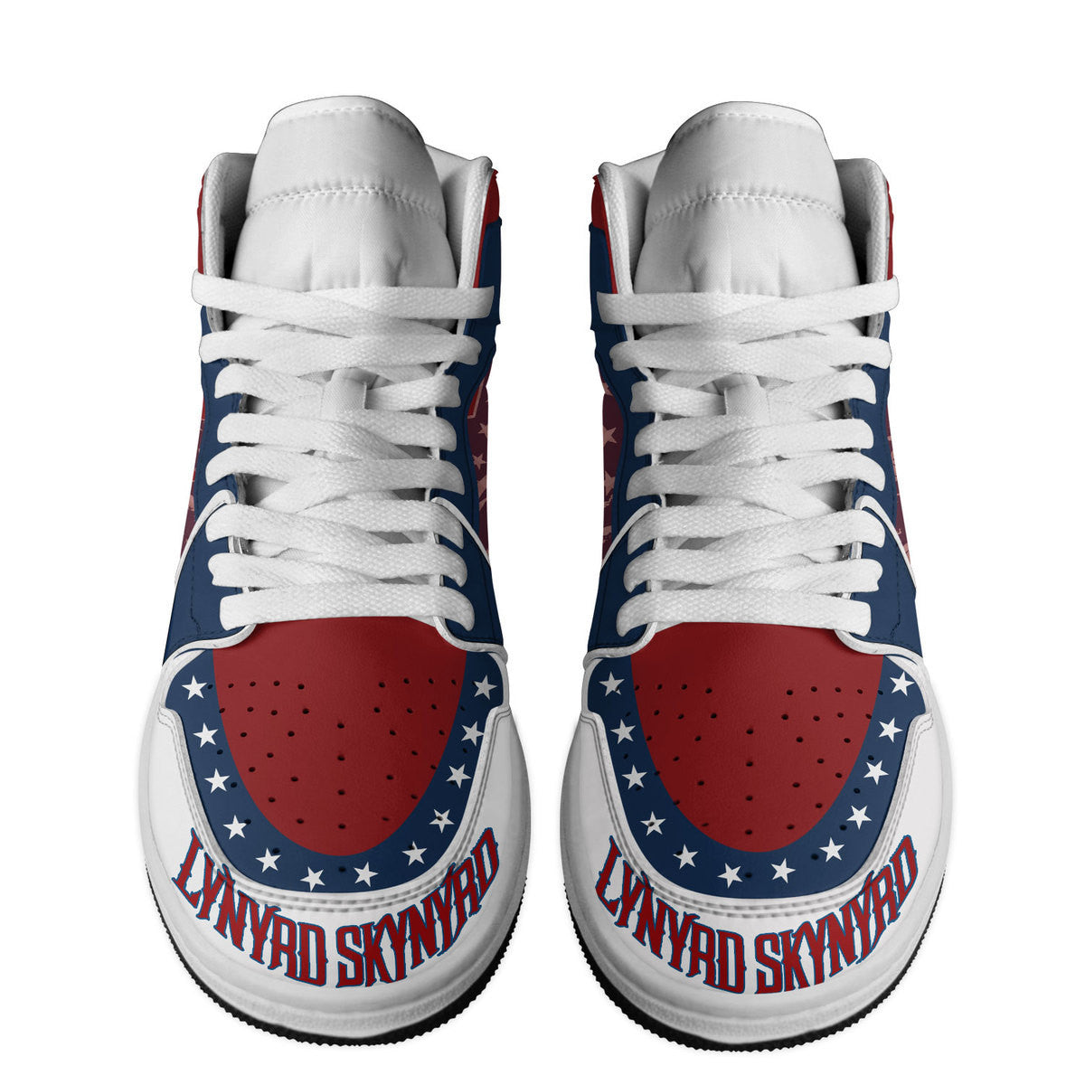 Ideafootwear Lynyrd Skynyrd AJ1 High Sneakers Shoes For Men And Women 9