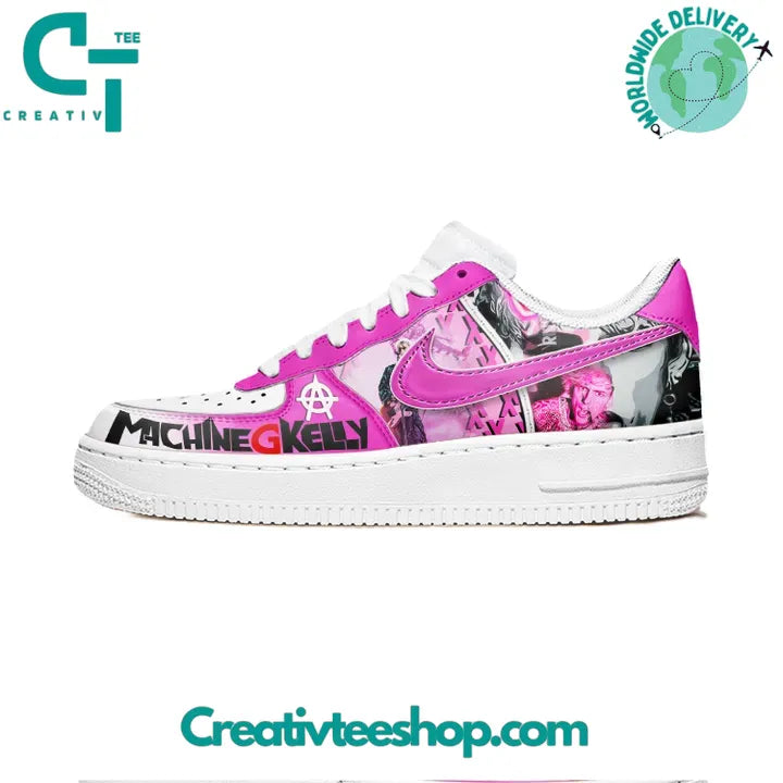 Ideafootwear Machine Gun Kelly Air Low-Top Sneakers Shoes For Men And Women 1