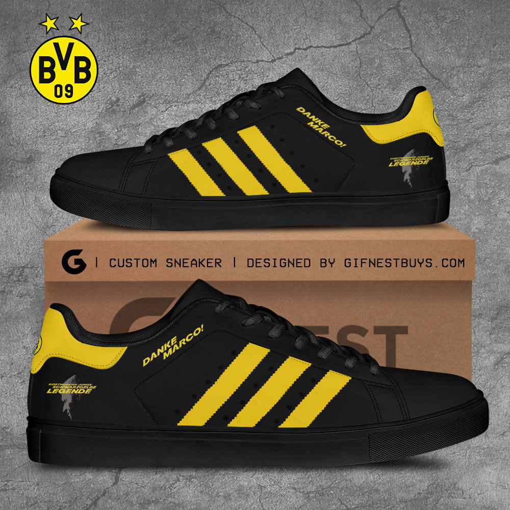 Ideafootwear Marco Reus x Borussia Dortmund Skate Stan Shoes Sneakes For Men And Women 2