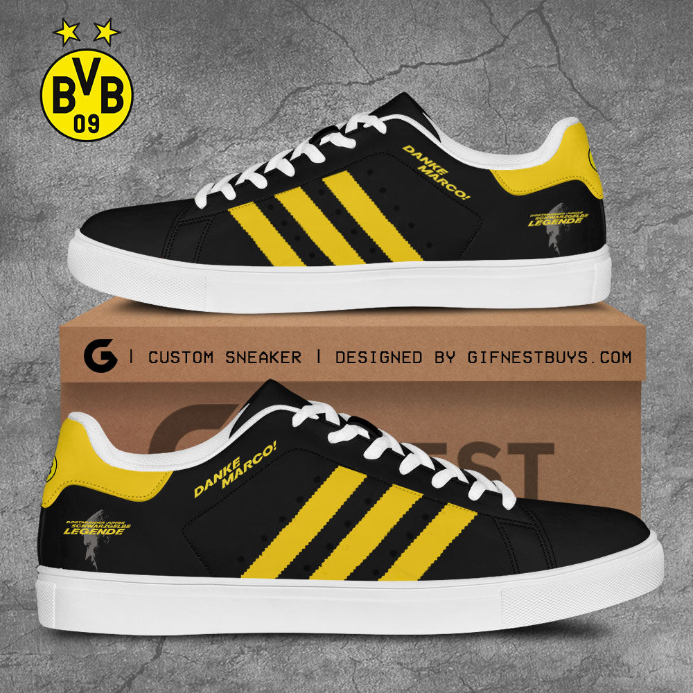 Ideafootwear Marco Reus x Borussia Dortmund Skate Stan Shoes Sneakes For Men And Women 2