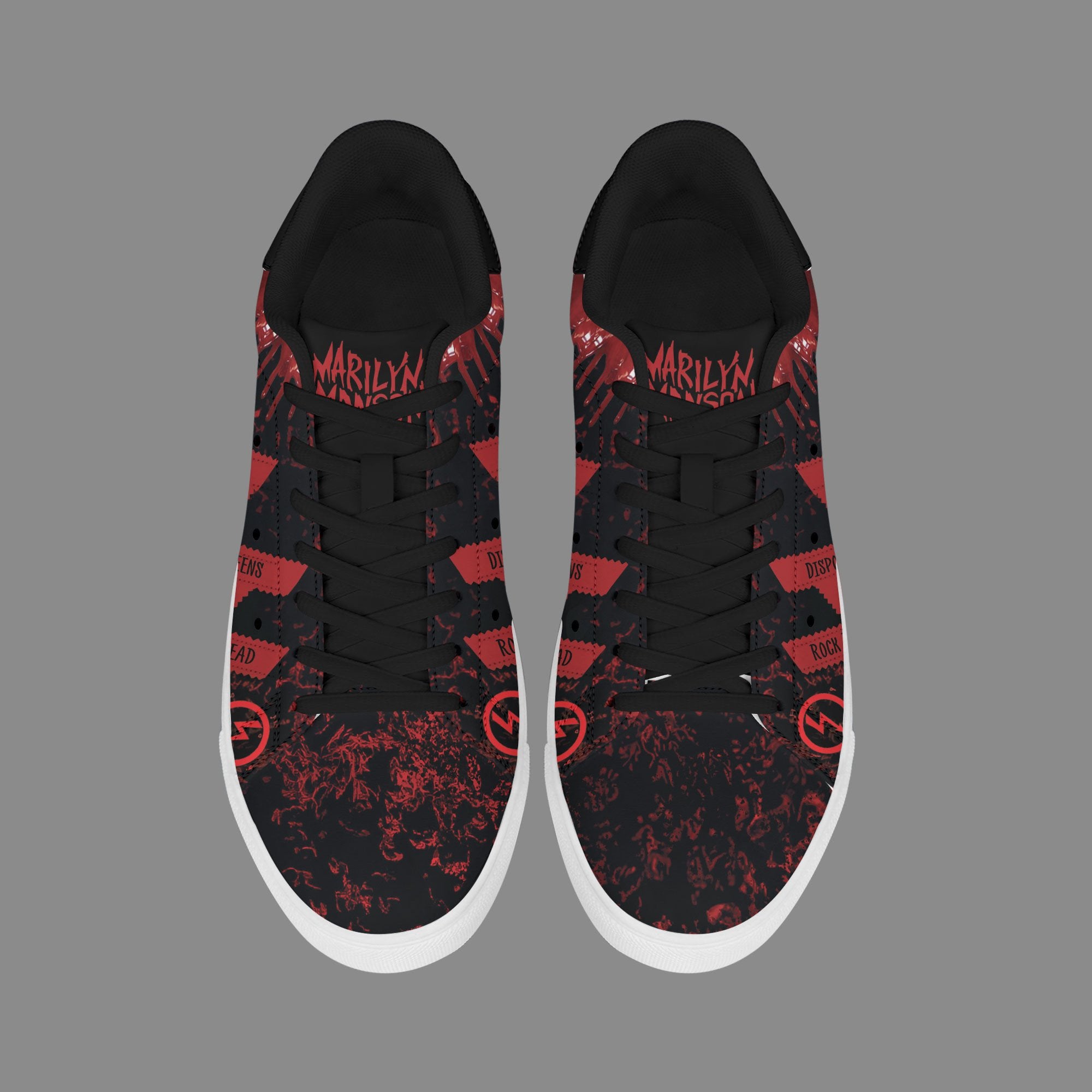 Ideafootwear Marilyn Manson Skate Stan Shoes Sneakes For Men And Women 1
