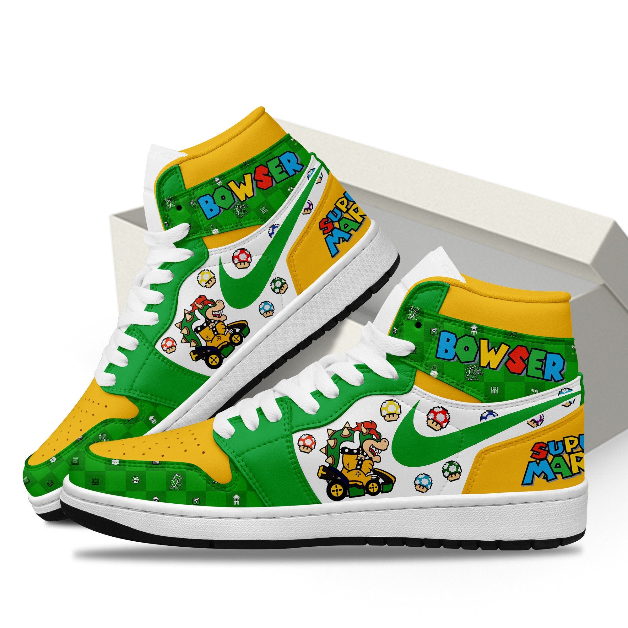 Ideafootwear Mario AJ1 High Sneakers Shoes For Men And Women 4