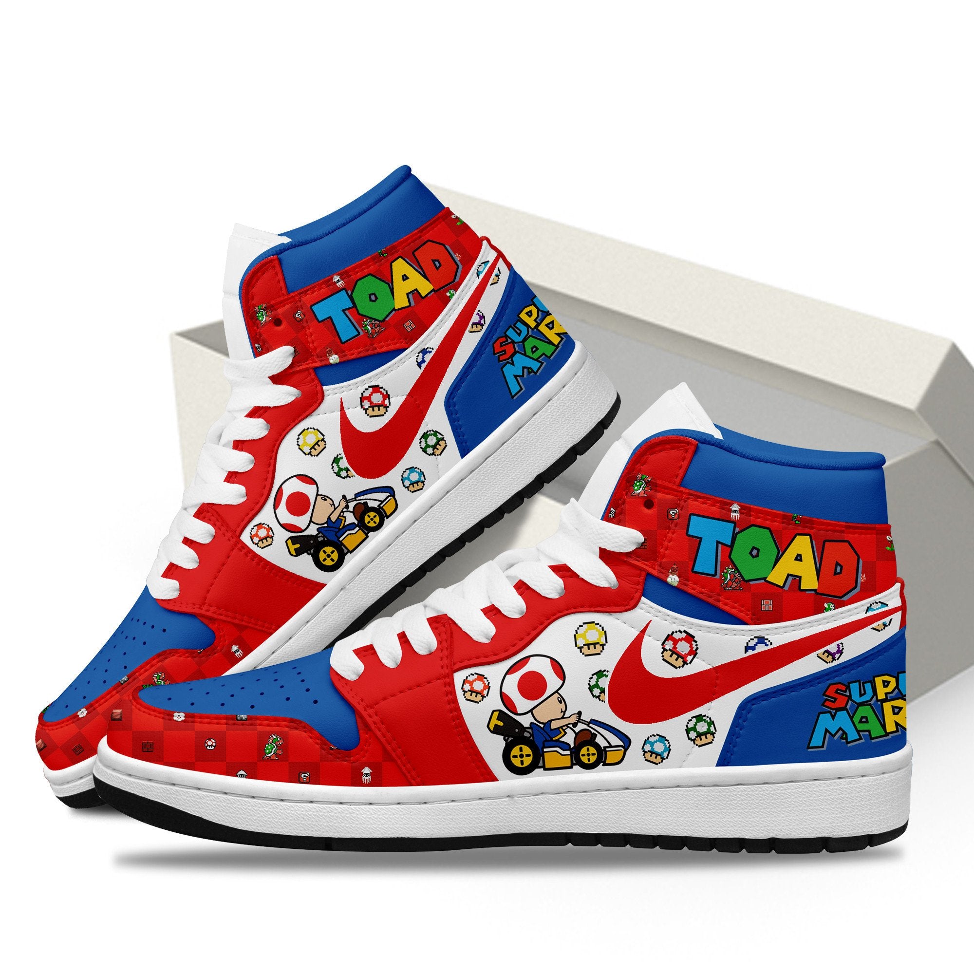 Ideafootwear Mario AJ1 High Sneakers Shoes For Men And Women 1