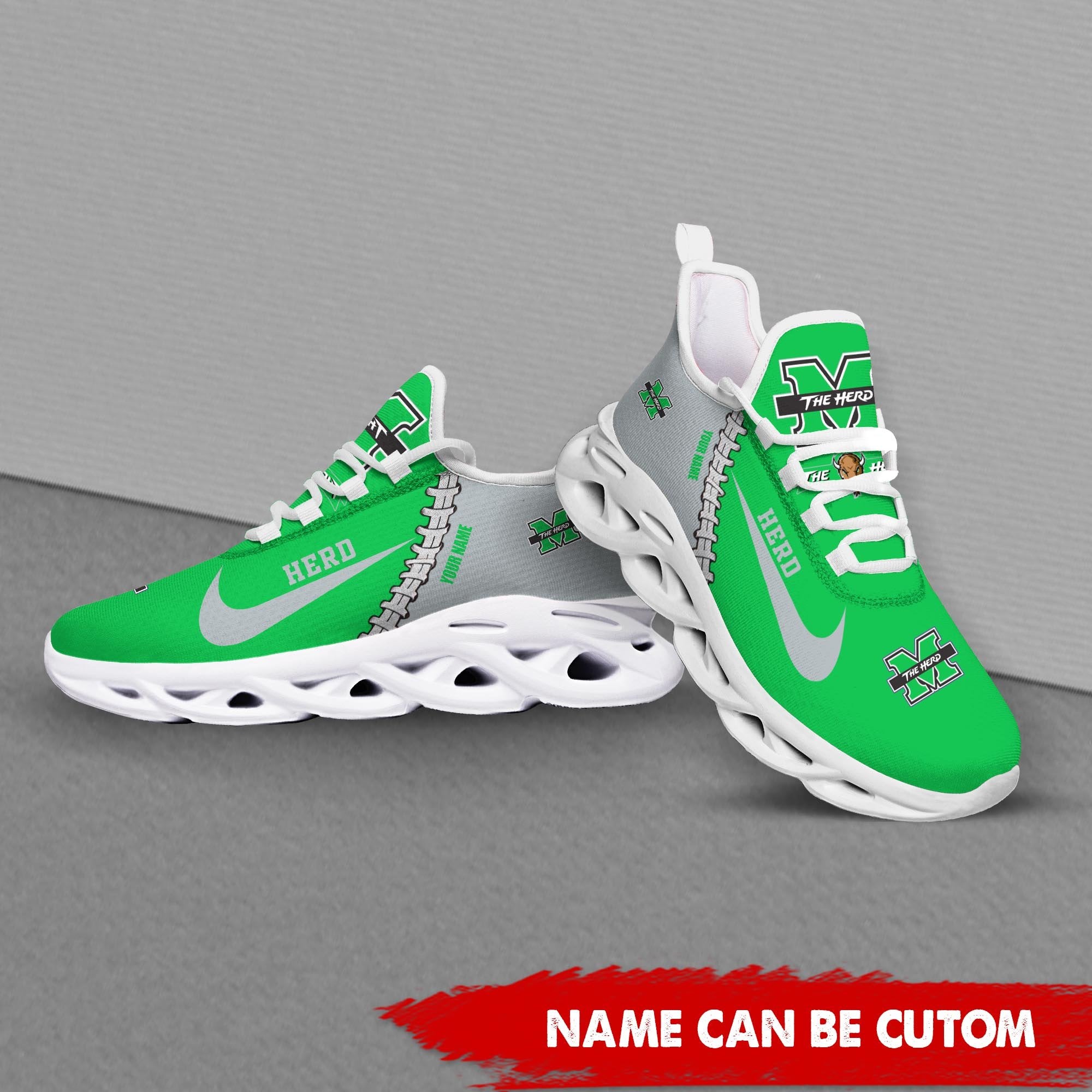 Ideafootwear Marshall Thundering Herd Max Soul Shoes Sneakers For Men And Women 1