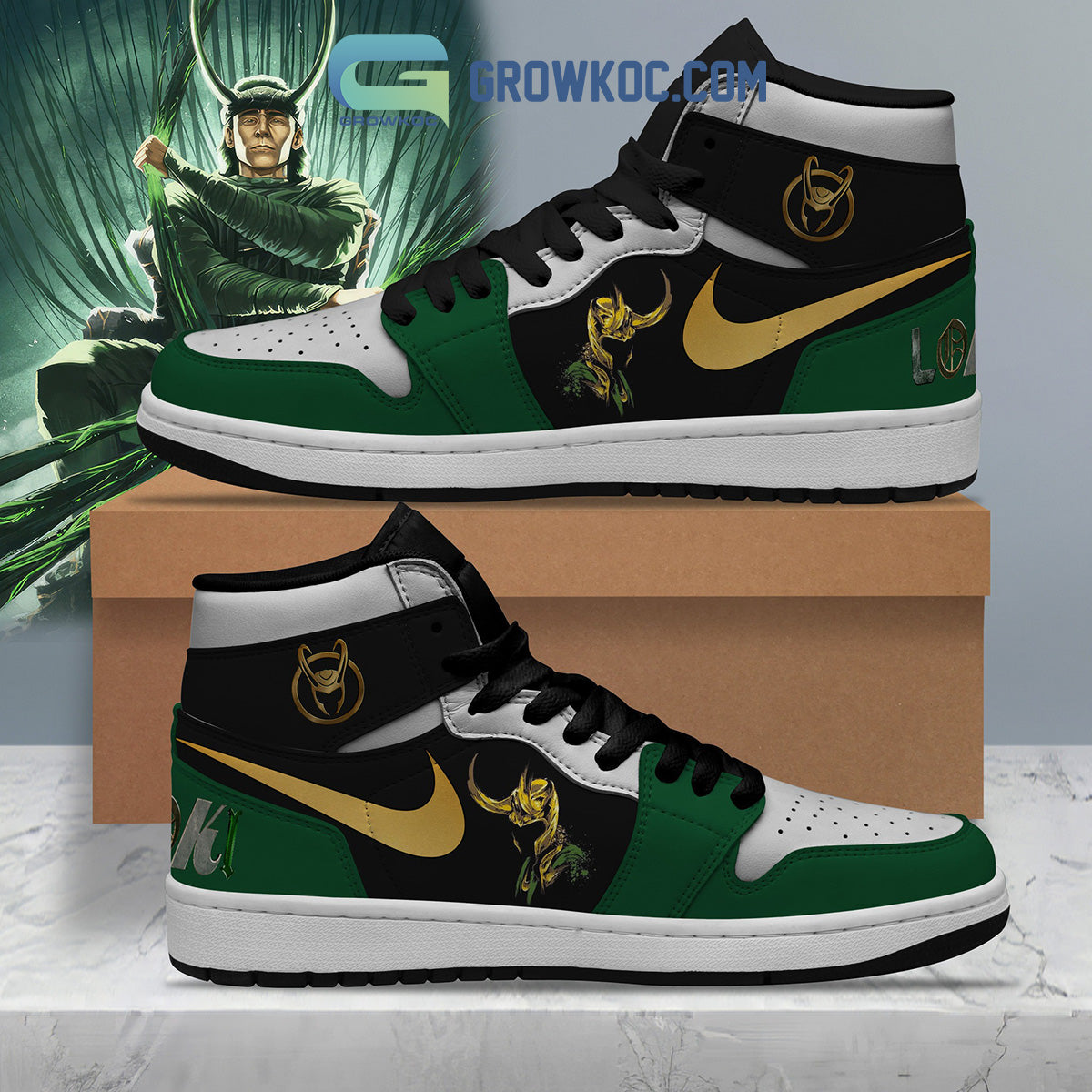 Ideafootwear Marvel AJ1 High Sneakers Shoes For Men And Women 1