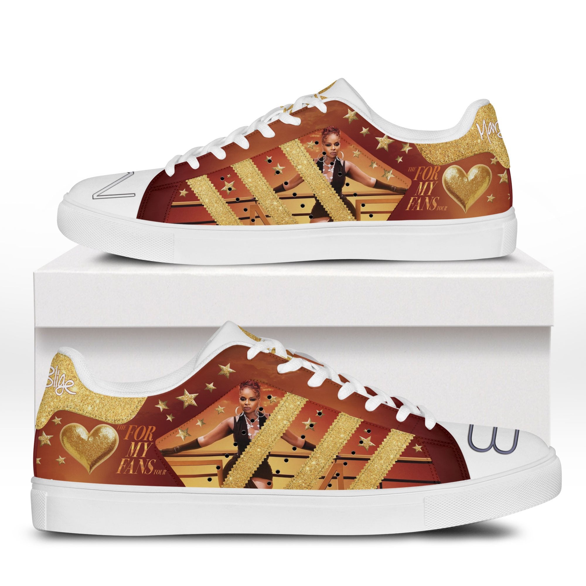Ideafootwear Mary J. Blige Skate Stan Shoes Sneakes For Men And Women 1