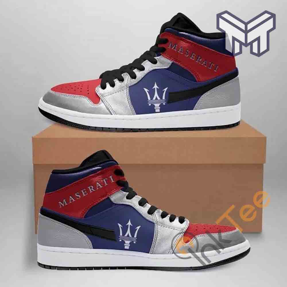 Ideafootwear Maserati AJ1 High Sneakers Shoes For Men And Women 2