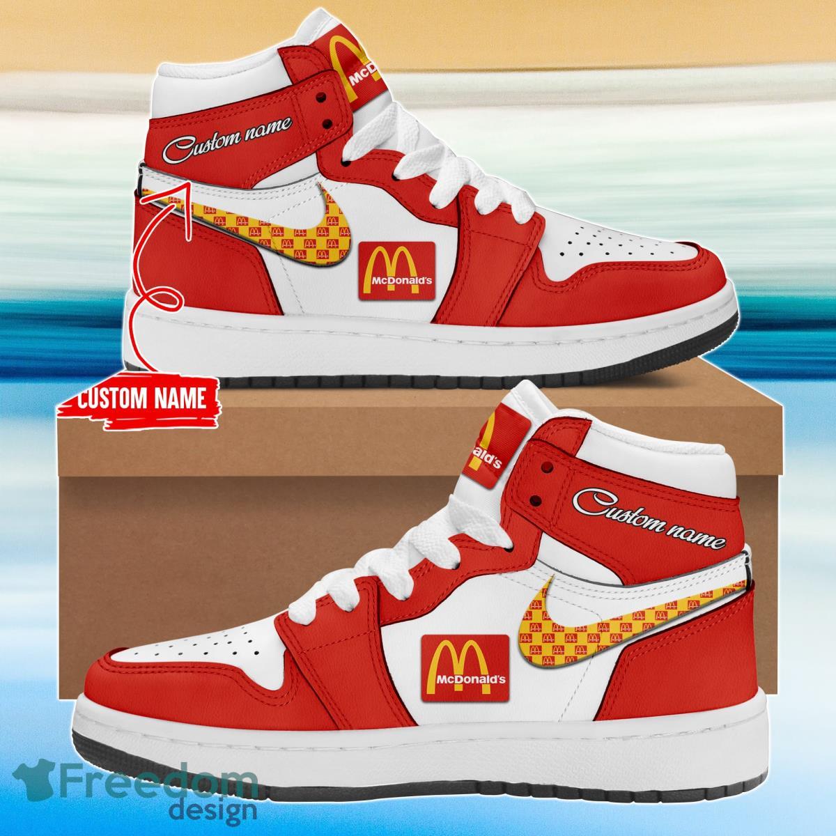 Ideafootwear McDonald AJ1 High Sneakers Shoes For Men And Women 2