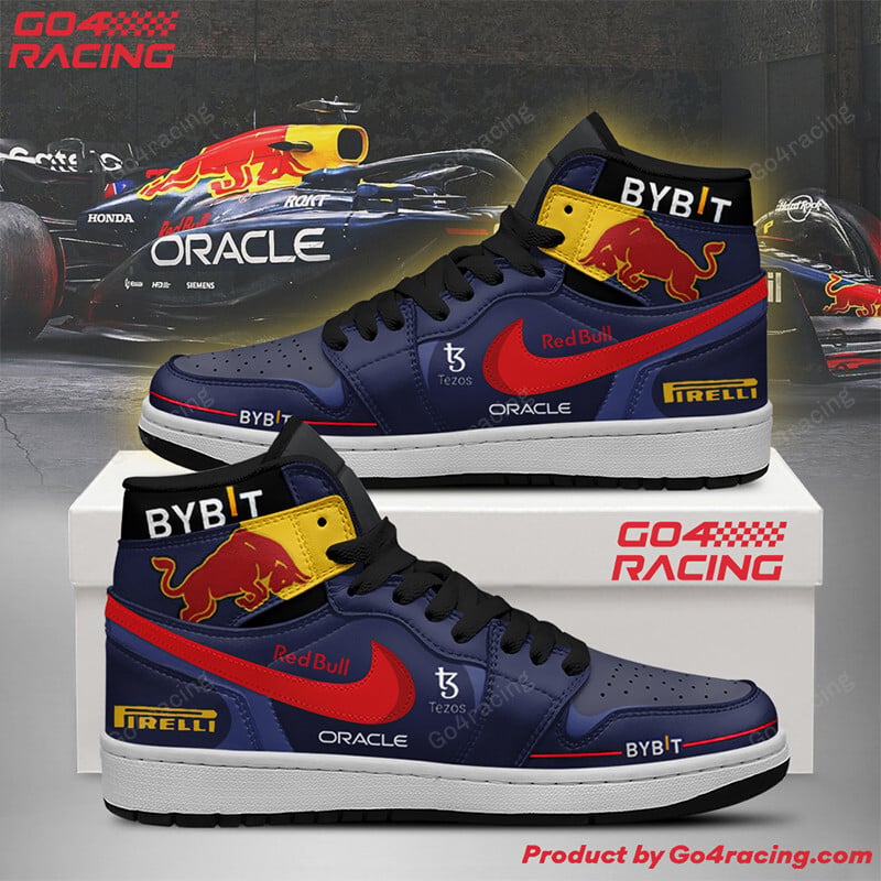 Ideafootwear Mecedes Petronas Formula AJ1 High Sneakers Shoes For Men And Women 1