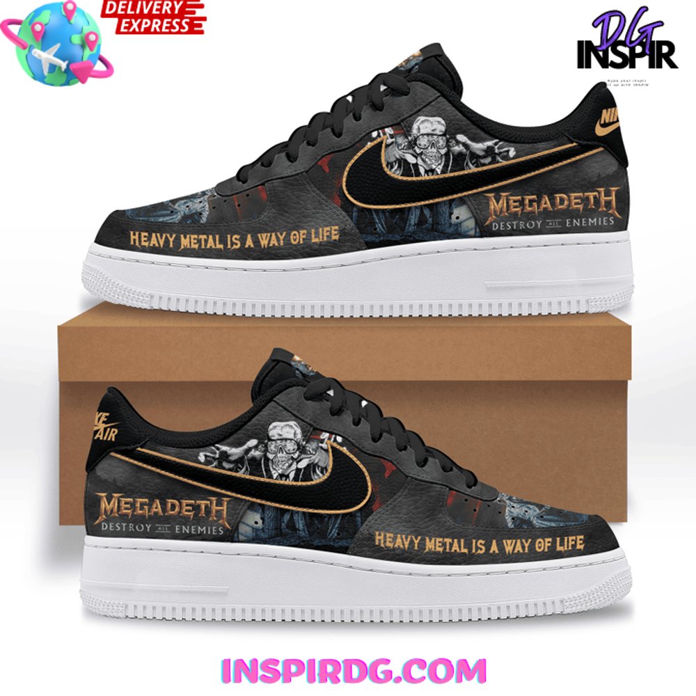 Ideafootwear Megadeth Air Low-Top Sneakers Shoes For Men And Women 5