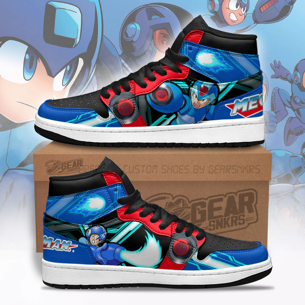 Ideafootwear Megaman Gameboy AJ1 High Sneakers Shoes For Men And Women 1