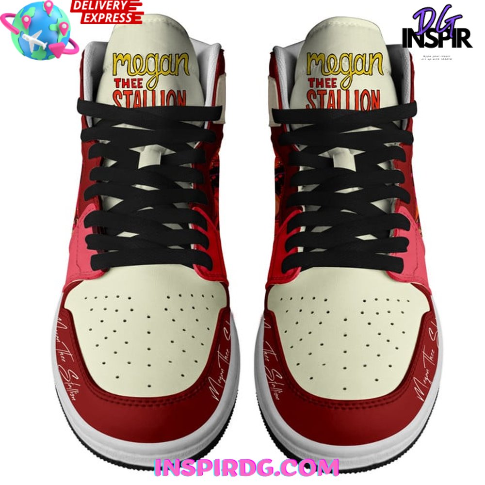 Ideafootwear Megan Thee Stallion AJ1 High Sneakers Shoes For Men And Women 2
