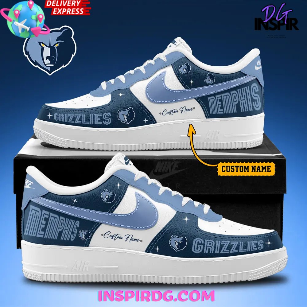 Ideafootwear Memphis Grizzlies Air Low-Top Sneakers Shoes For Men And Women 1