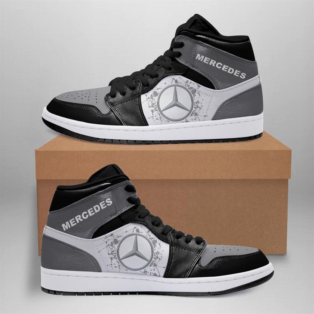 Ideafootwear Mercedes AJ1 High Sneakers Shoes For Men And Women 1