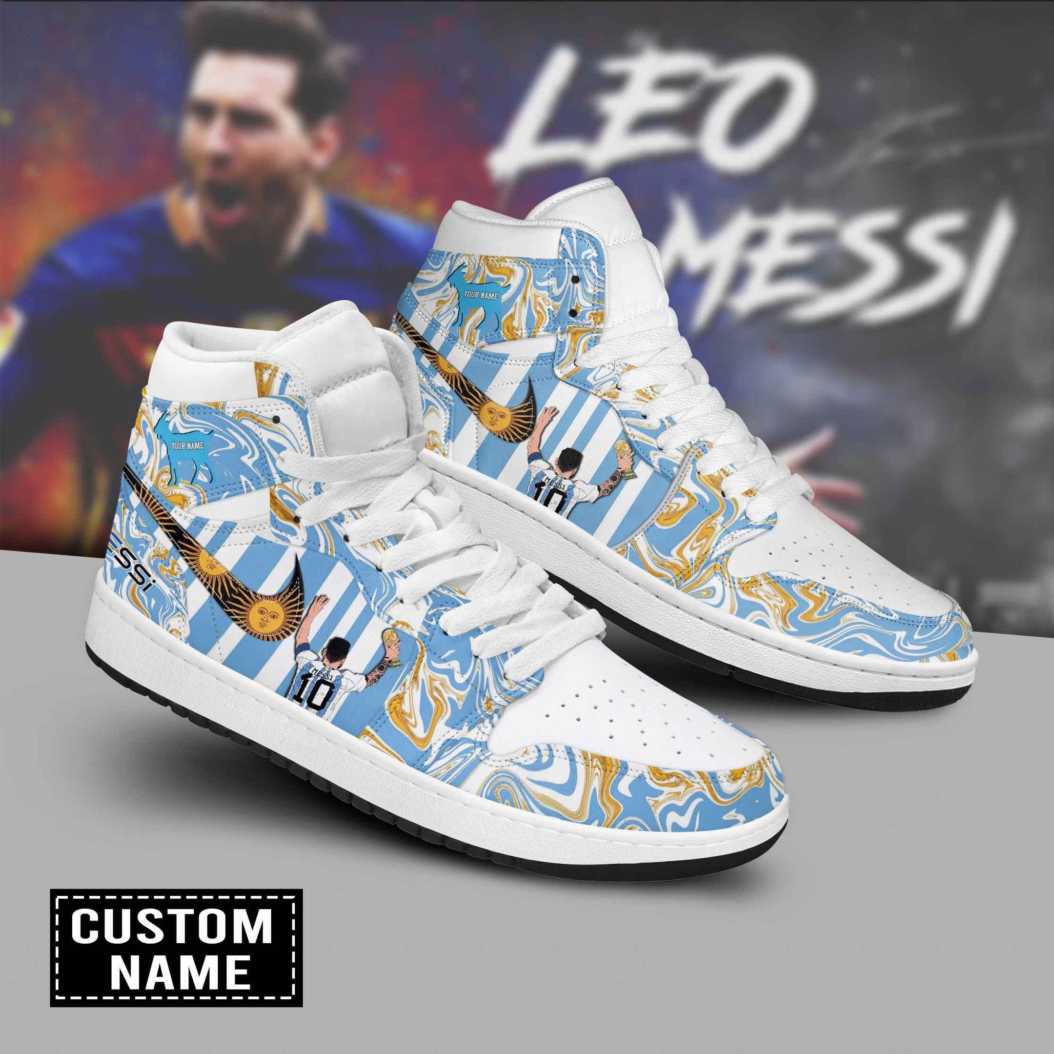 Ideafootwear Messi AJ1 High Sneakers Shoes For Men And Women 2