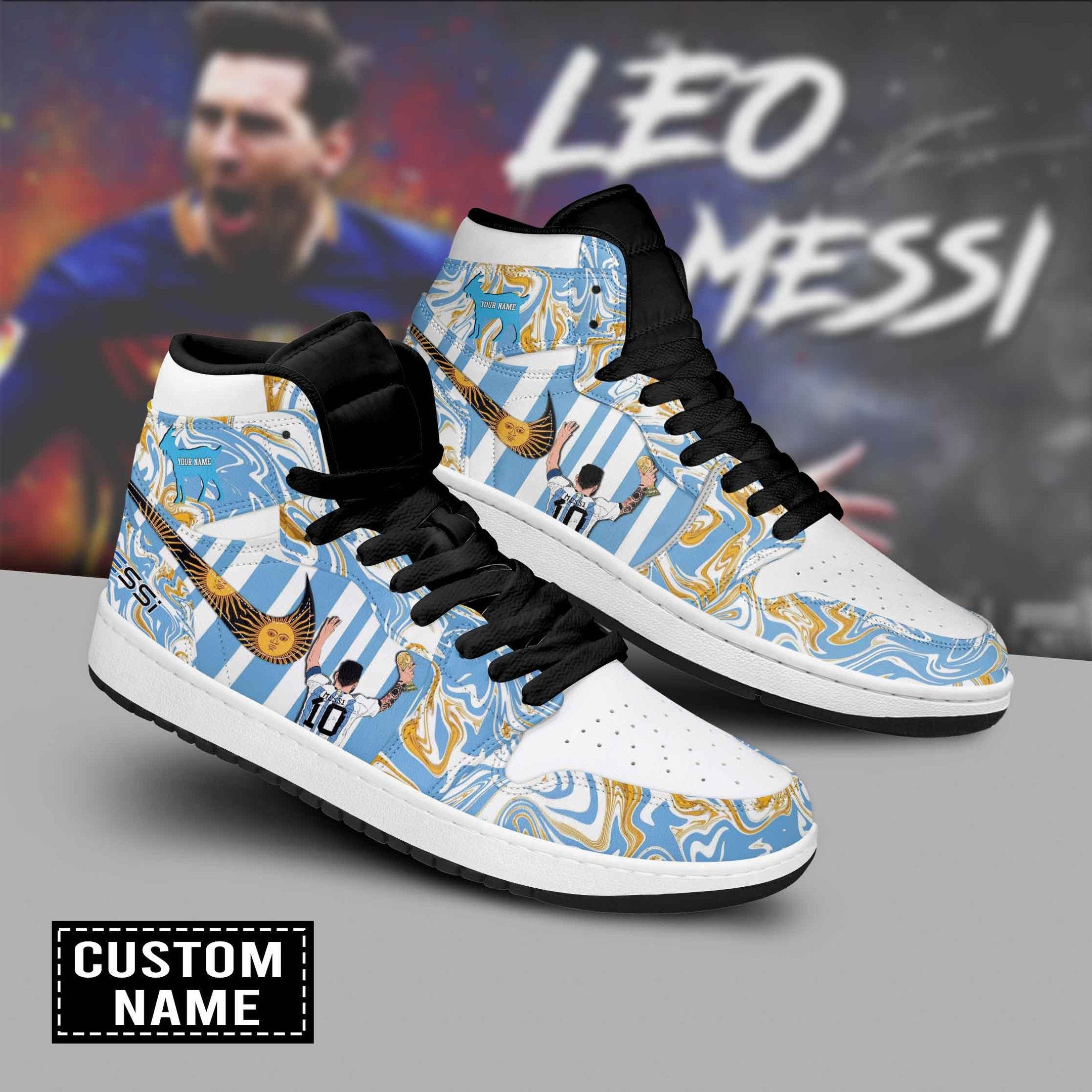 Ideafootwear Messi AJ1 High Sneakers Shoes For Men And Women 3