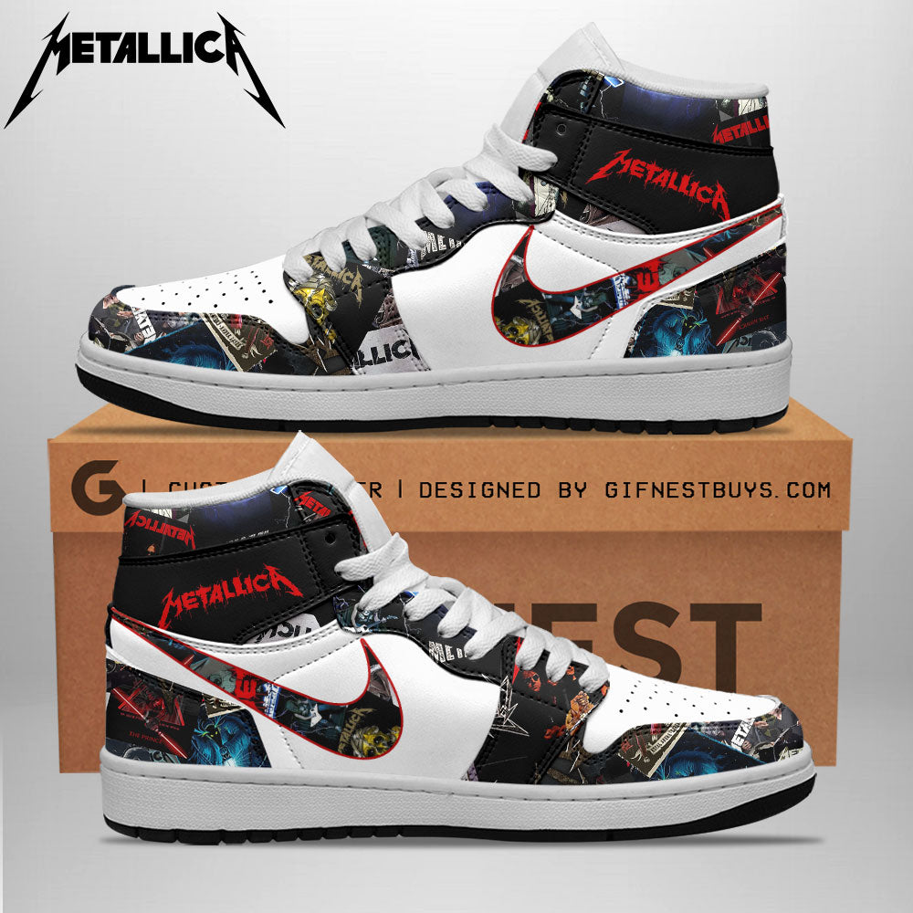 Ideafootwear MET Band AJ1 High Sneakers Shoes For Men And Women 2