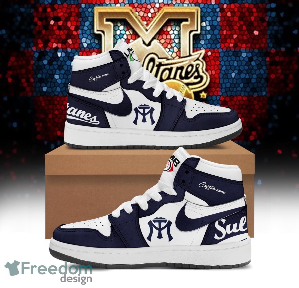 Ideafootwear Mexico The Sultanes Monterrey AJ1 High Sneakers Shoes For Men And Women 1