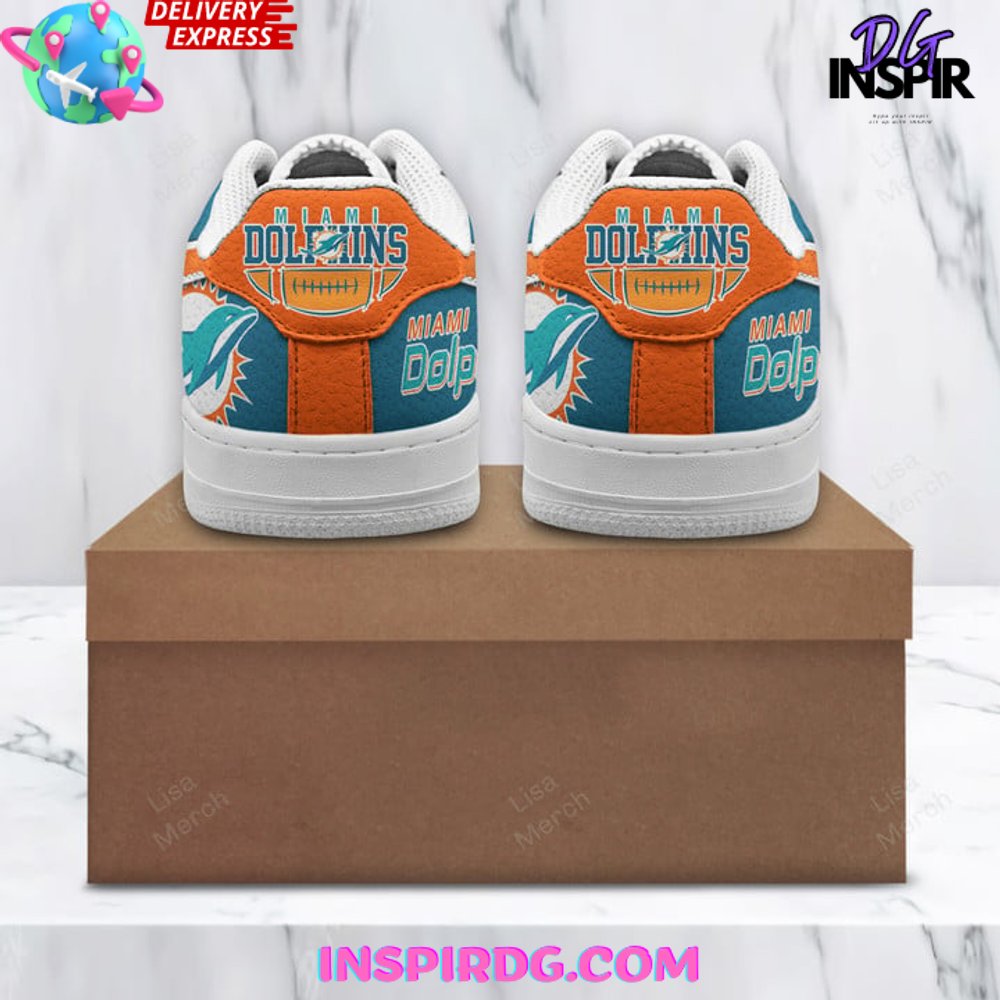 Ideafootwear Miami Dolphins Air Low-Top Sneakers Shoes For Men And Women 7