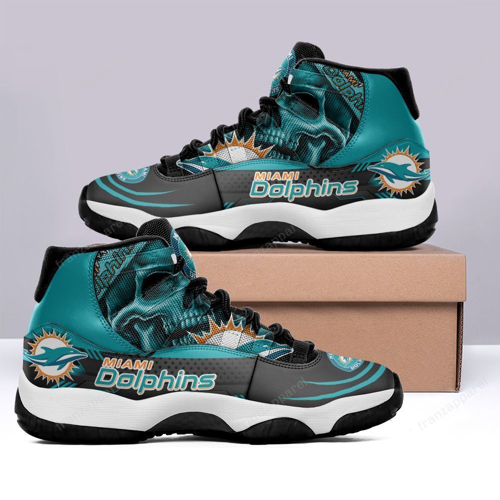 Ideafootwear Miami Dolphins AJ13 Sneakers Shoes For Men And Women 36