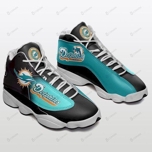 Ideafootwear Miami Dolphins AJ13 Sneakers Shoes For Men And Women 37