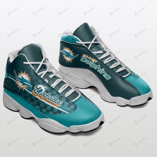Ideafootwear Miami Dolphins AJ13 Sneakers Shoes For Men And Women 65
