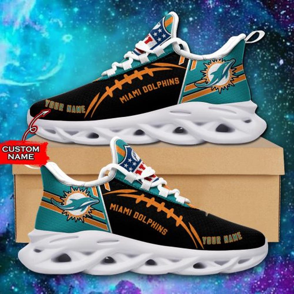 Ideafootwear Miami Dolphins Max Soul Shoes Sneakers For Men And Women 30