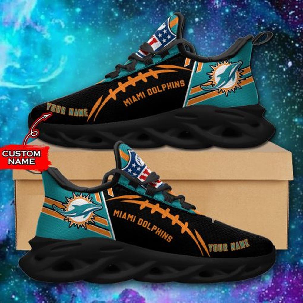 Ideafootwear Miami Dolphins Max Soul Shoes Sneakers For Men And Women 30