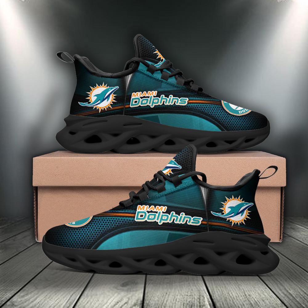Ideafootwear Miami Dolphins Max Soul Shoes Sneakers For Men And Women 3