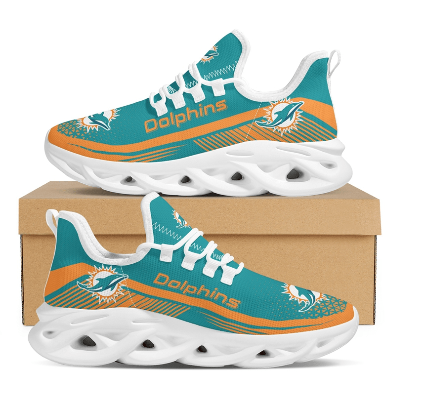 Ideafootwear Miami Dolphins Max Soul Shoes Sneakers For Men And Women 17