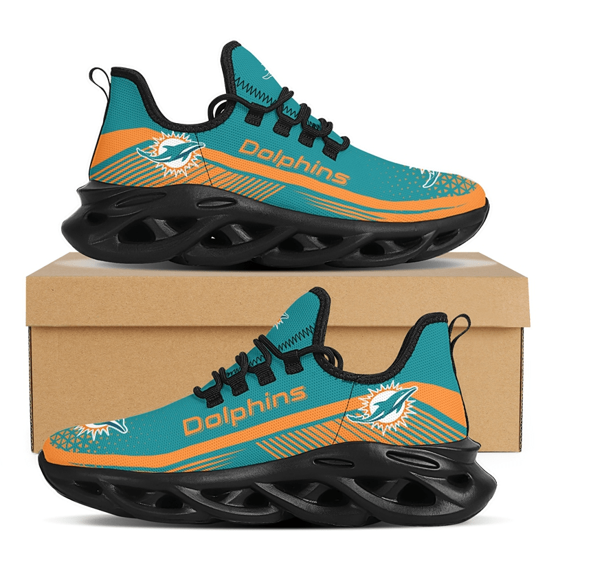 Ideafootwear Miami Dolphins Max Soul Shoes Sneakers For Men And Women 17