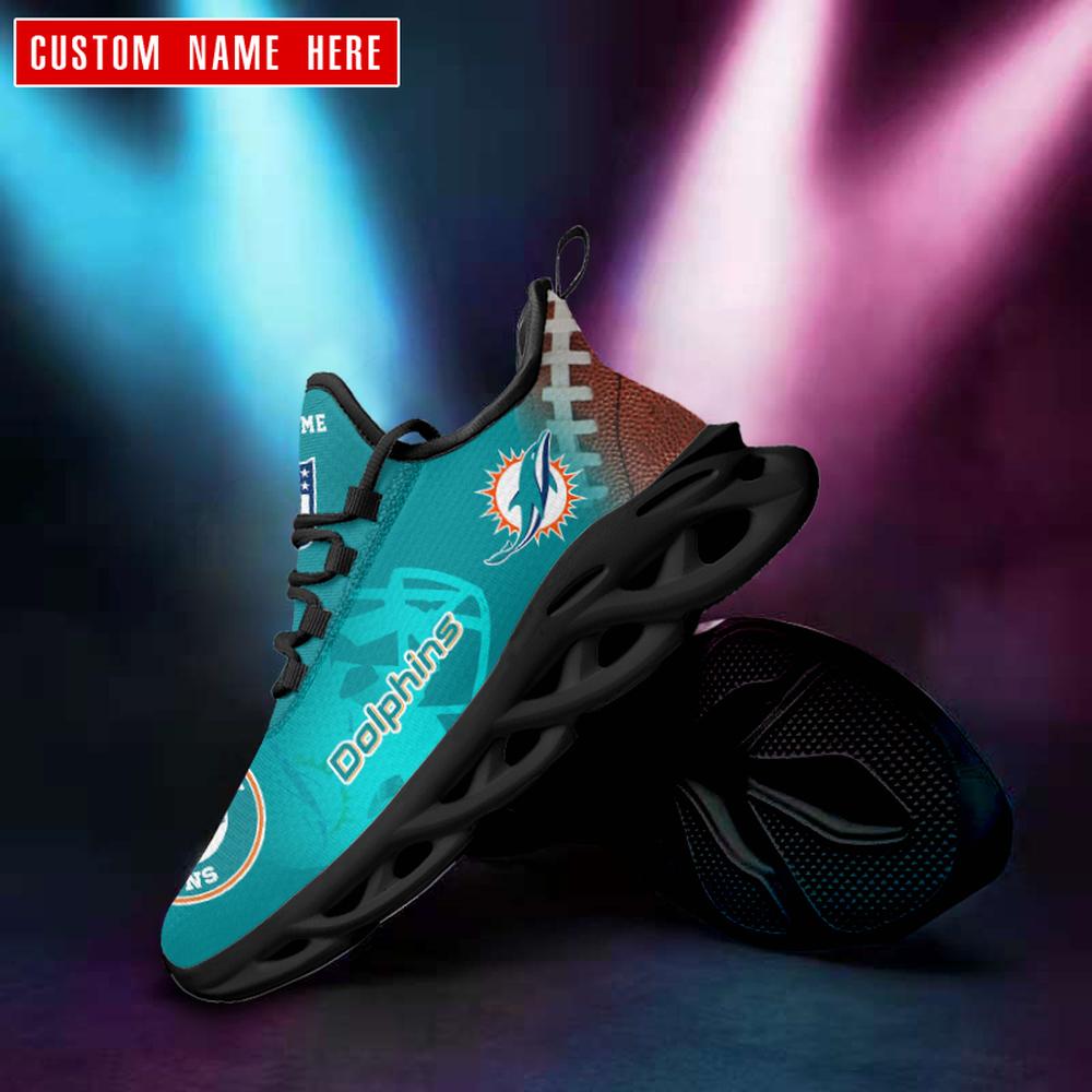Ideafootwear Miami Dolphins Max Soul Shoes Sneakers For Men And Women 29