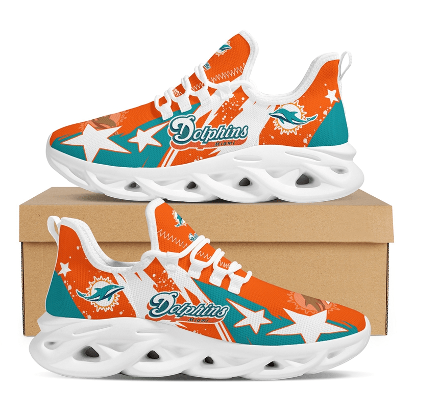 Ideafootwear Miami Dolphins Max Soul Shoes Sneakers For Men And Women 18