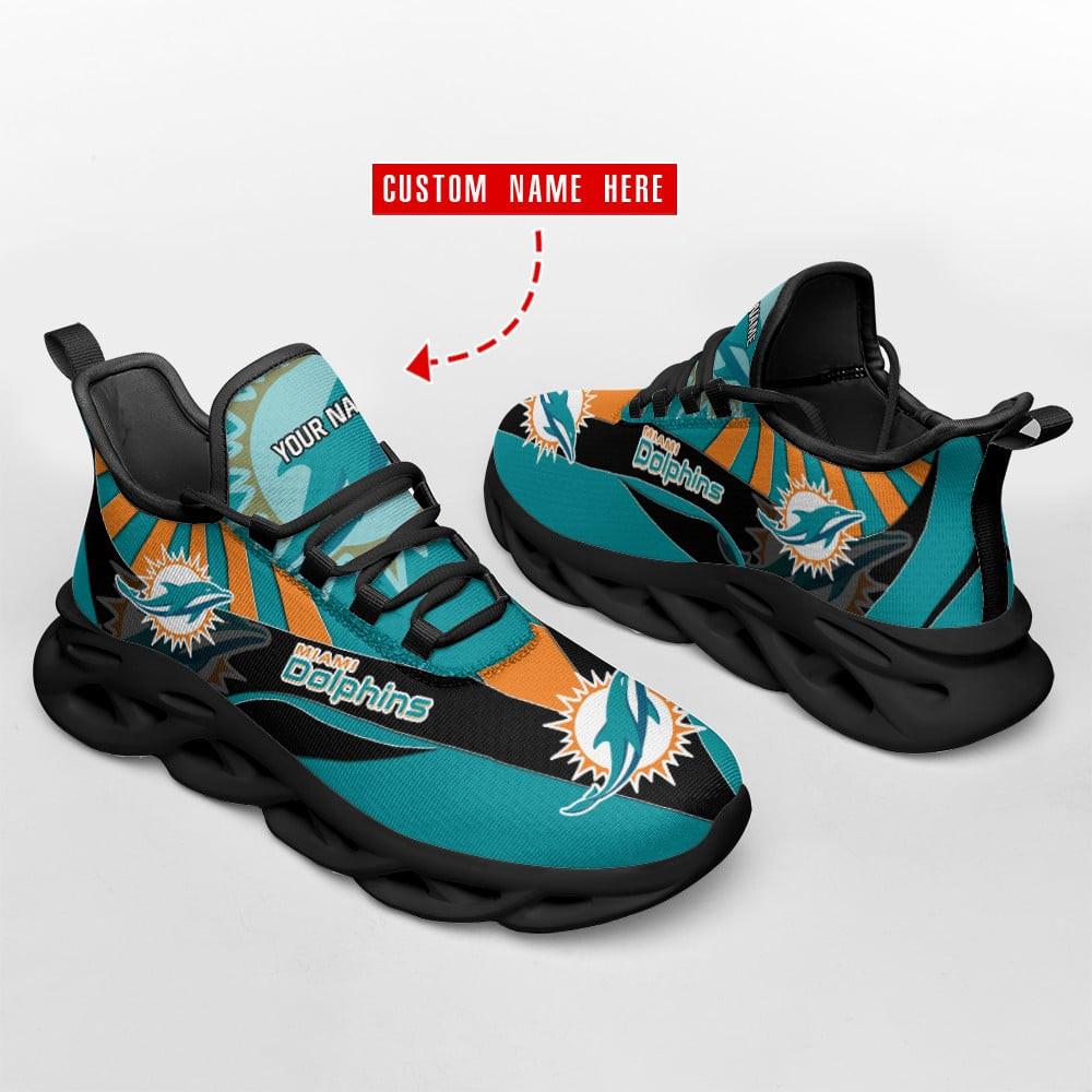 Ideafootwear Miami Dolphins Max Soul Shoes Sneakers For Men And Women 28
