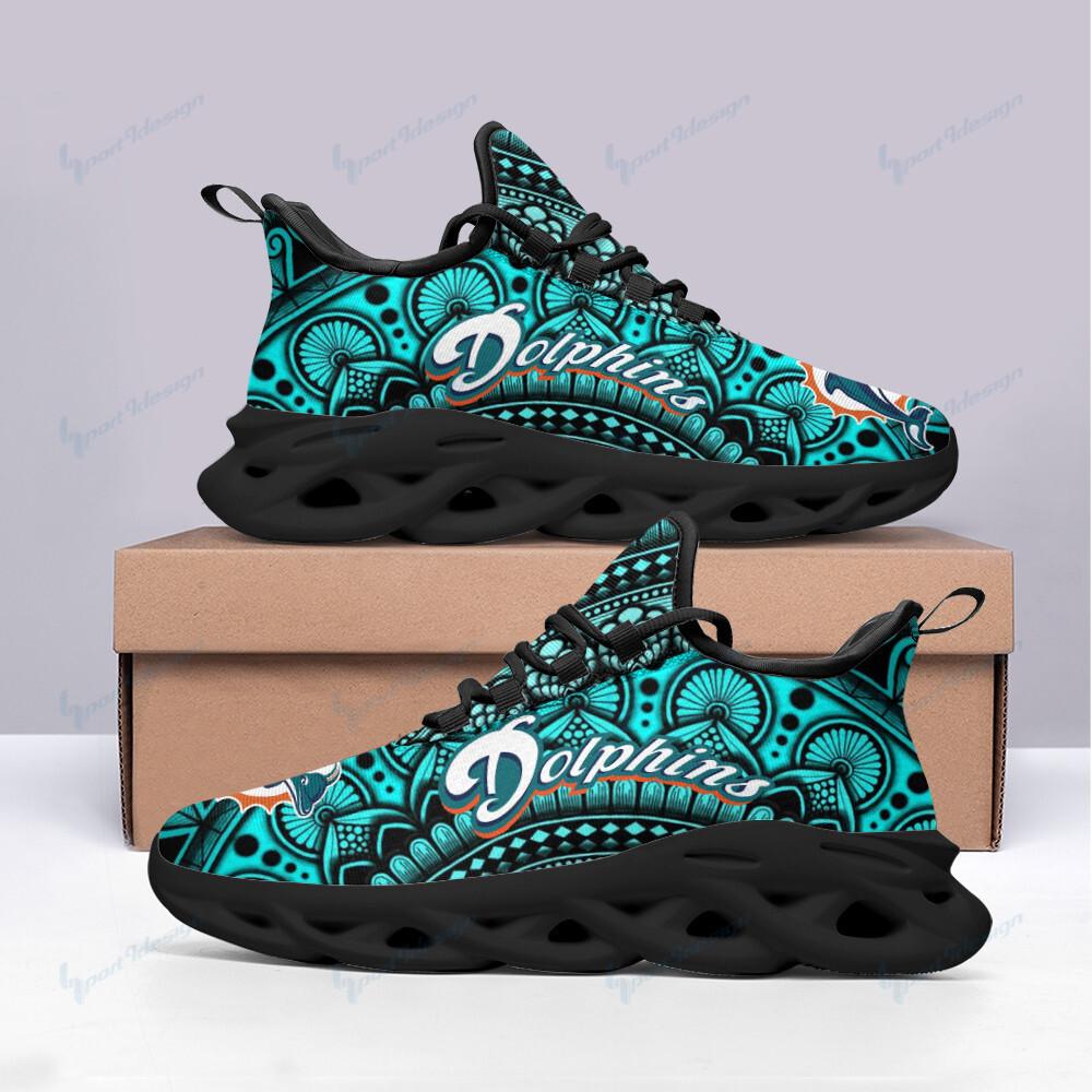 Ideafootwear Miami Dolphins Max Soul Shoes Sneakers For Men And Women 11