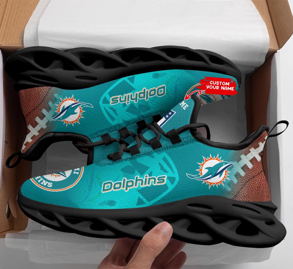 Ideafootwear Miami Dolphins Max Soul Shoes Sneakers For Men And Women 29