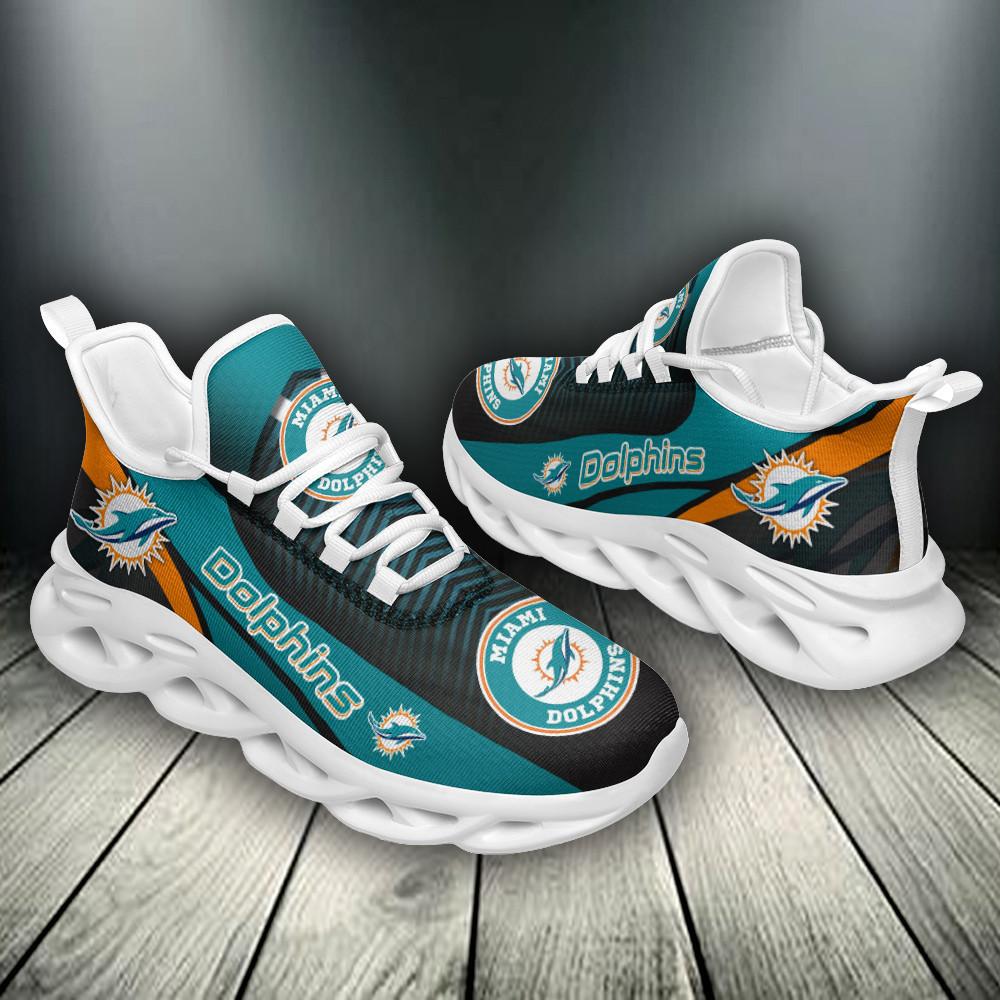 Ideafootwear Miami Dolphins Max Soul Shoes Sneakers For Men And Women 4