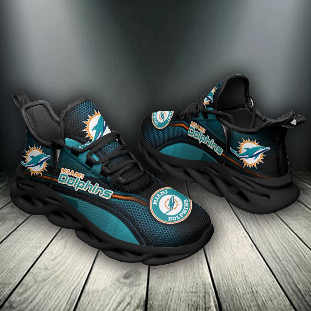 Ideafootwear Miami Dolphins Max Soul Shoes Sneakers For Men And Women 3
