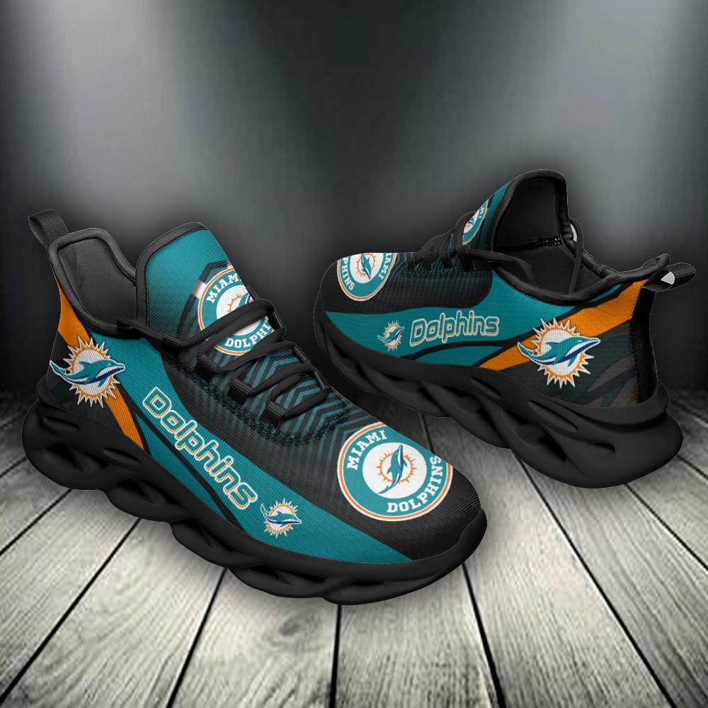 Ideafootwear Miami Dolphins Max Soul Shoes Sneakers For Men And Women 4