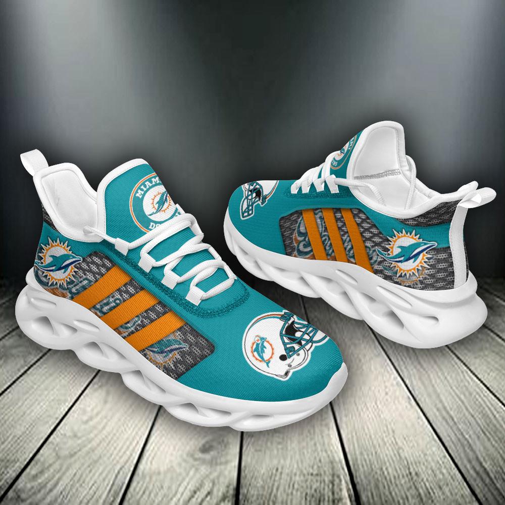 Ideafootwear Miami Dolphins Max Soul Shoes Sneakers For Men And Women 1