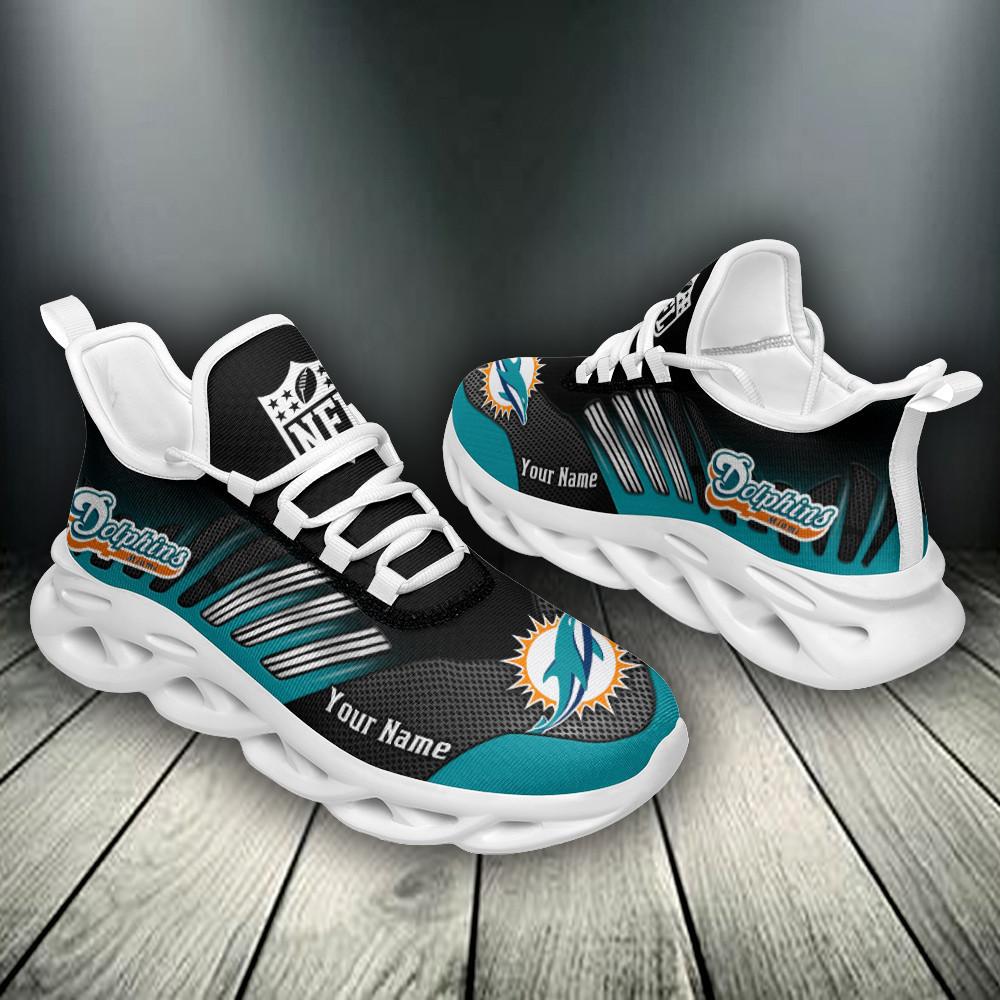 Ideafootwear Miami Dolphins Max Soul Shoes Sneakers For Men And Women 27