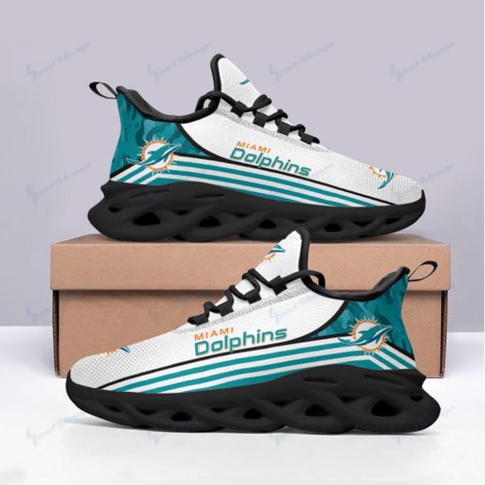 Ideafootwear Miami Dolphins Max Soul Shoes Sneakers For Men And Women 13