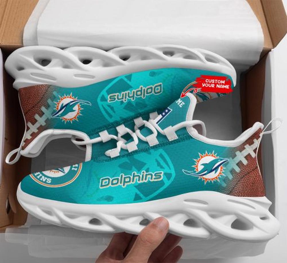 Ideafootwear Miami Dolphins Max Soul Shoes Sneakers For Men And Women 29