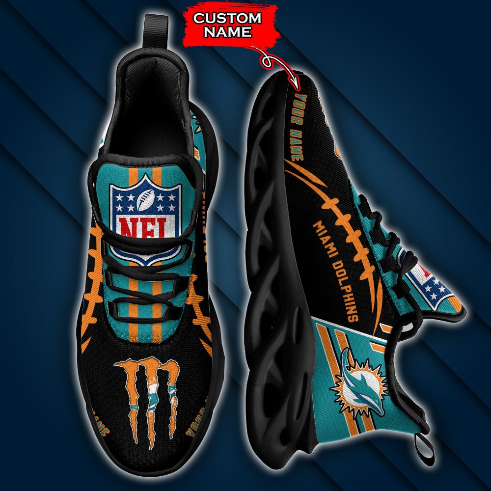 Ideafootwear Miami Dolphins Max Soul Shoes Sneakers For Men And Women 30