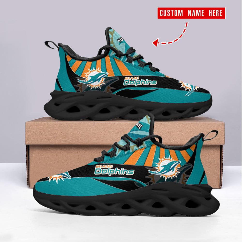Ideafootwear Miami Dolphins Max Soul Shoes Sneakers For Men And Women 28
