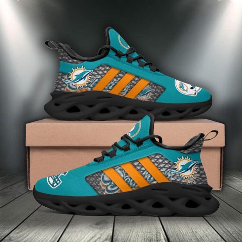 Ideafootwear Miami Dolphins Max Soul Shoes Sneakers For Men And Women 1