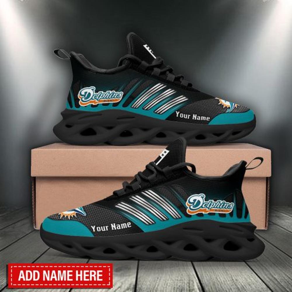 Ideafootwear Miami Dolphins Max Soul Shoes Sneakers For Men And Women 27
